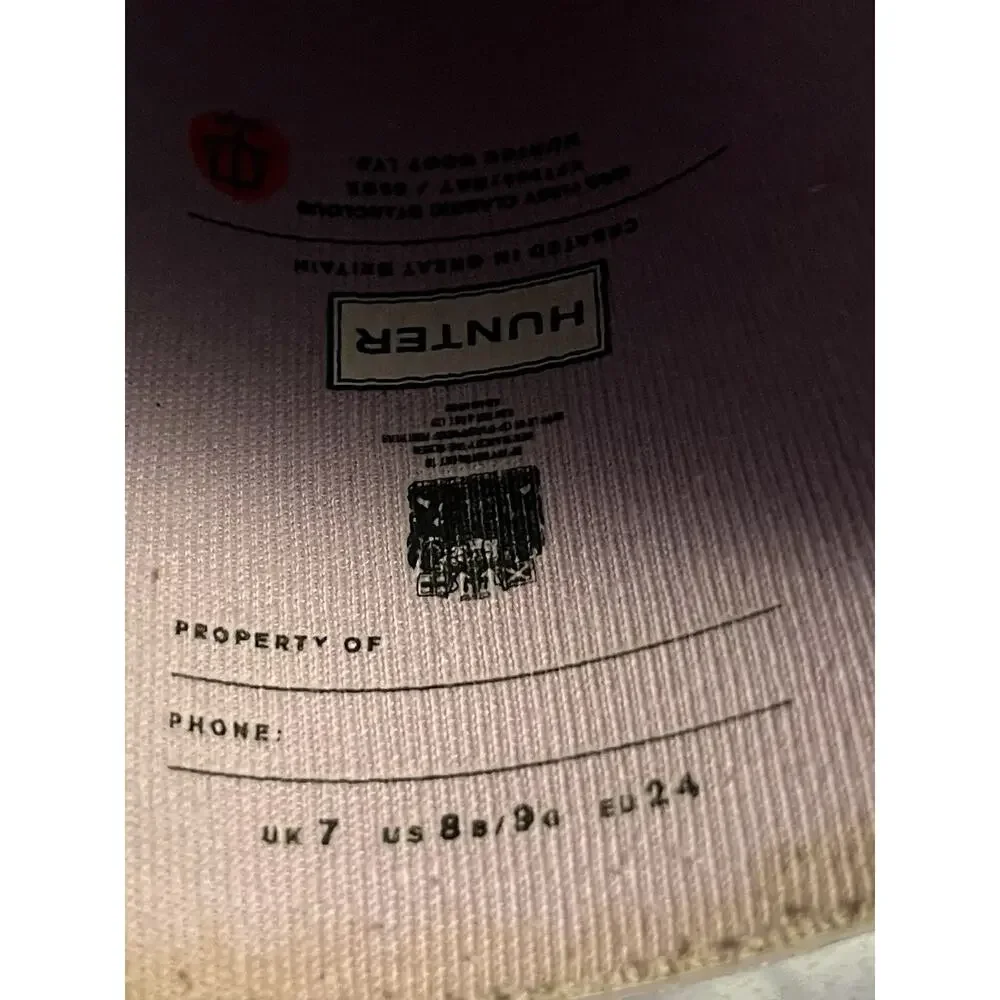 Hunter Kids Pink Glitter Rain & Snow Boots